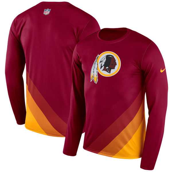 Washington Redskins Nike Burgundy Sideline Legend Prism Performance Long Sleeve T-Shirt,We sell and wholesale Washington Redskins Nike Burgundy Sideline Legend Prism Performance Long Sleeve T-Shirt on line form chian!